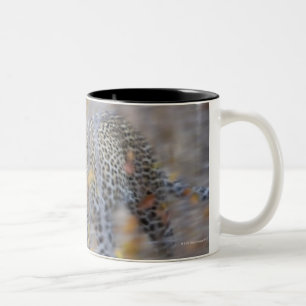 Caneca De Café Em Dois Tons movimento borrado