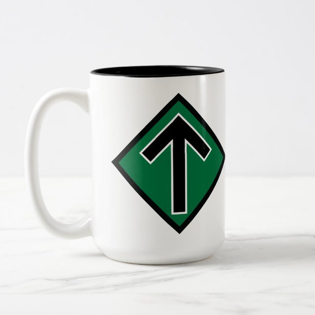 Caneca De Café Em Dois Tons Movimento de Resistência Nórdica (Esquerda)