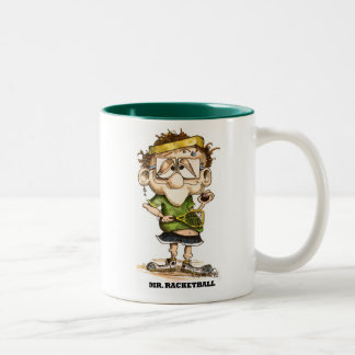 Caneca De Café Em Dois Tons mrracketball