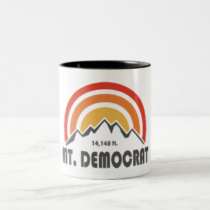 Caneca De Café Em Dois Tons Mt. Democrata