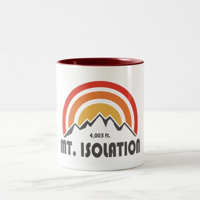 Caneca De Café Em Dois Tons Mt. Isolamento New Hampshire (Centro)