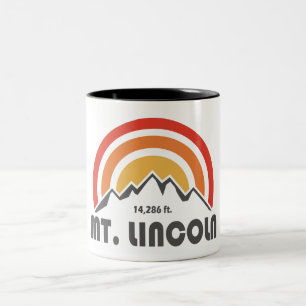 Caneca De Café Em Dois Tons Mt. Lincoln
