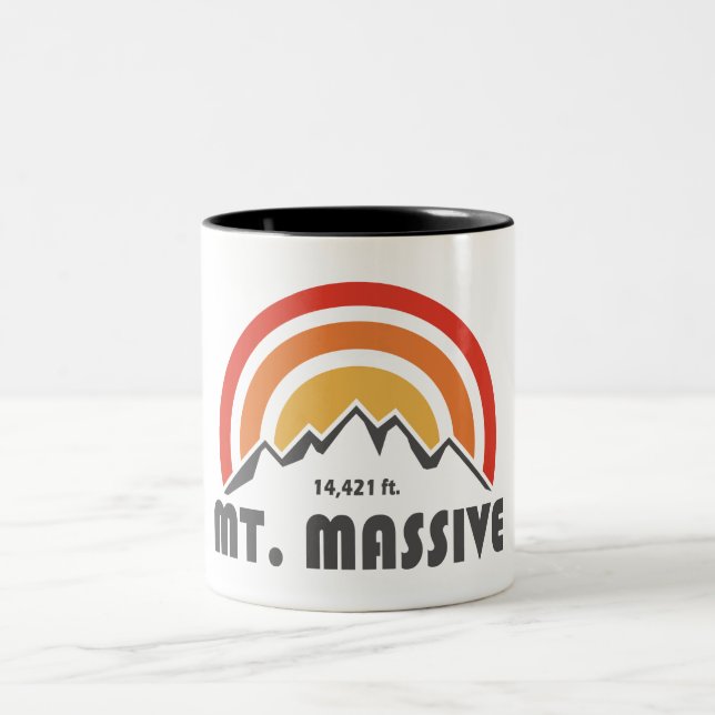 Caneca De Café Em Dois Tons Mt. Massive (Centro)