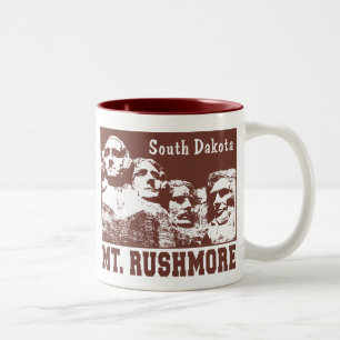 Caneca De Café Em Dois Tons Mt. Rushmore