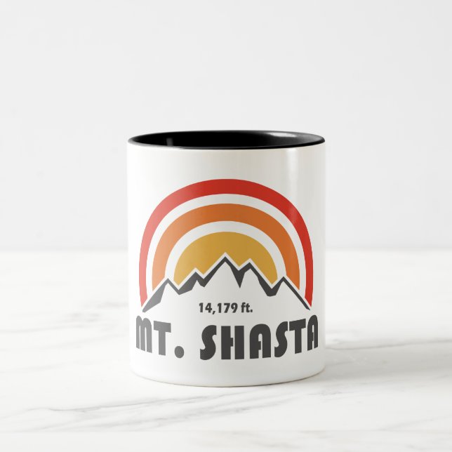 Caneca De Café Em Dois Tons Mt. Shasta (Centro)