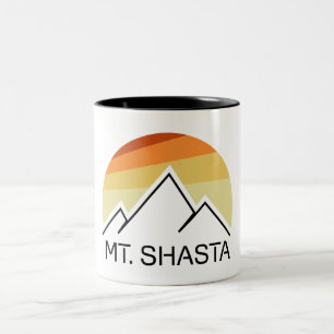 Caneca De Café Em Dois Tons Mt. Shasta Retro