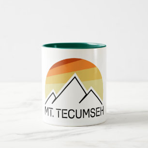 Caneca De Café Em Dois Tons Mt. Tecumseh New Hampshire Retro