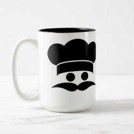 Caneca De Café Em Dois Tons Mudanças CHEF - escolha estilo e cor