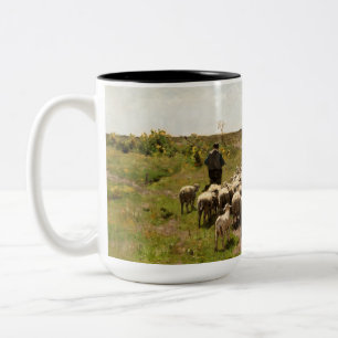 Caneca De Café Em Dois Tons Mudando Pastura, 1887 por Anton Mauve