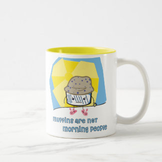 Caneca De Café Em Dois Tons Muffin da manhã