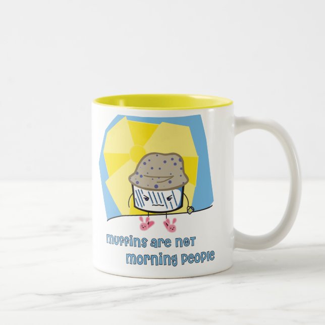 Caneca De Café Em Dois Tons Muffin da manhã (Direita)