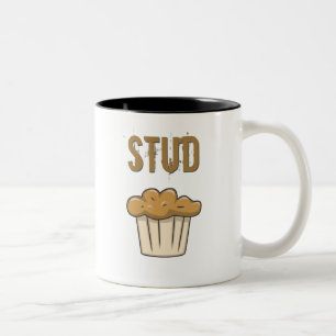 Caneca De Café Em Dois Tons muffin do parafuso prisioneiro