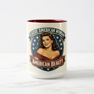 Caneca De Café Em Dois Tons Mug