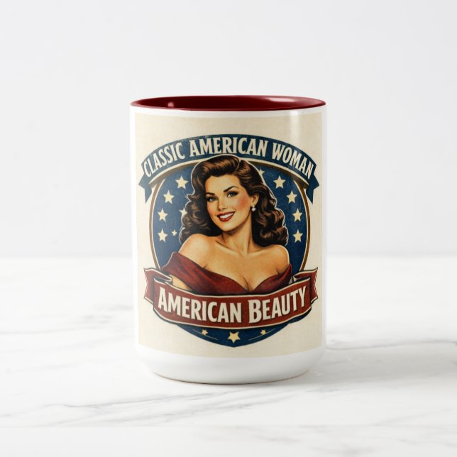 Caneca De Café Em Dois Tons Mug (Centro)