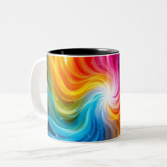 Caneca De Café Em Dois Tons Mug (Frente Esquerda)