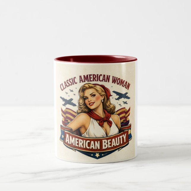 Caneca De Café Em Dois Tons Mug (Centro)