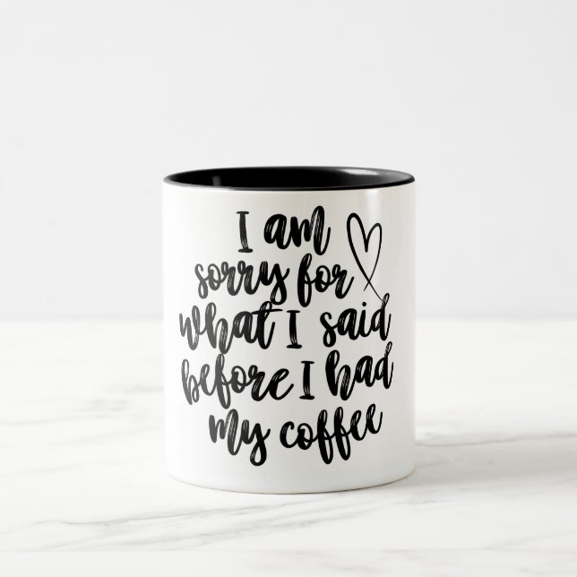 Caneca De Café Em Dois Tons Mug (Centro)