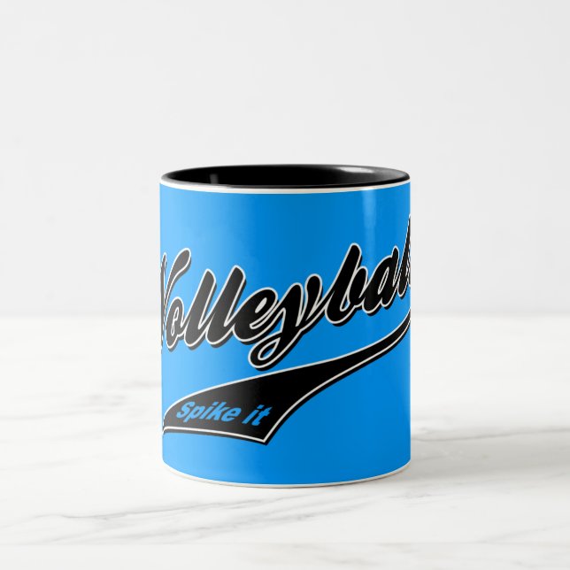 Caneca De Café Em Dois Tons Mug2 de Voleibol (Centro)