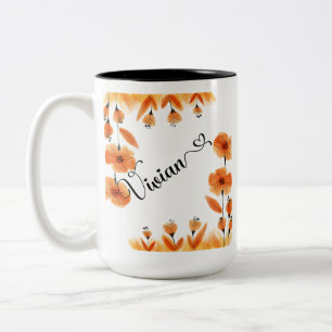 Caneca De Café Em Dois Tons Mug 15oz de Vivian (veja mais opções)