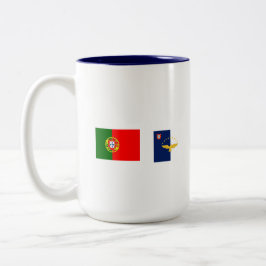 Caneca De Café Em Dois Tons Mug Açores