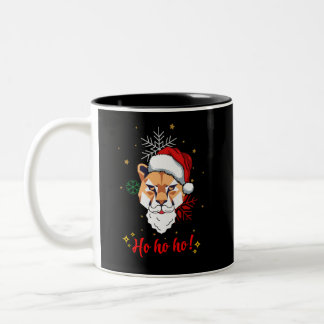 Caneca De Café Em Dois Tons mug animal ho ho ho 