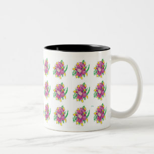 Caneca De Café Em Dois Tons Mug Asiático Lily