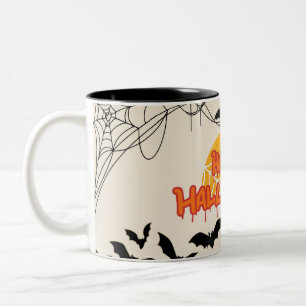 Caneca De Café Em Dois Tons Mug assustador do Dia das Bruxas