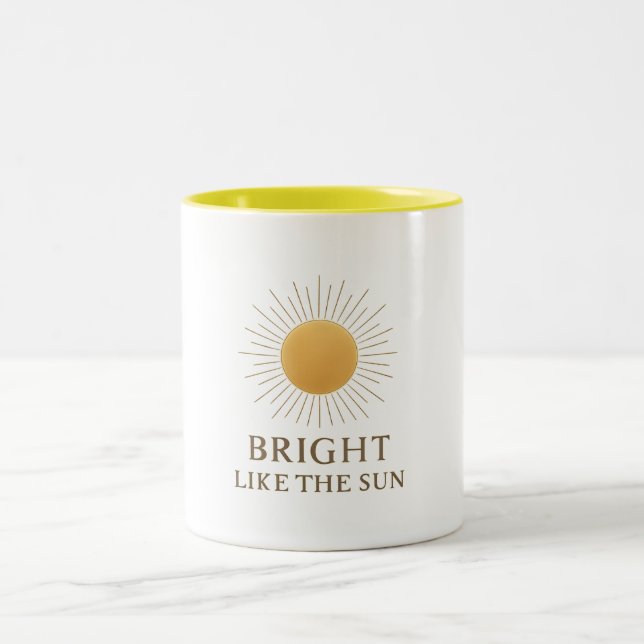 Caneca De Café Em Dois Tons Mug - Bright Like The Sun (Centro)