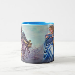 Caneca De Café Em Dois Tons Mug Café Romance De Duas Toneladas