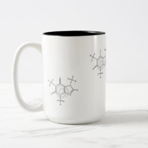 Caneca De Café Em Dois Tons Mug Caffeine