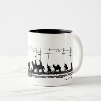 Caneca De Café Em Dois Tons Mug Camino De Santiago