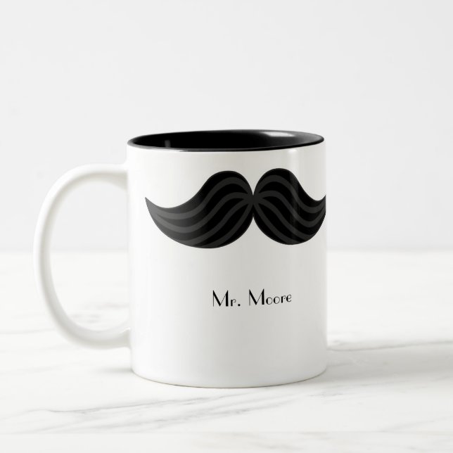 Caneca De Café Em Dois Tons Mug canhoto de bigode (Esquerda)