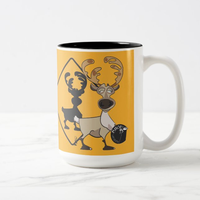 Caneca De Café Em Dois Tons Mug Caribou Warner (Direita)