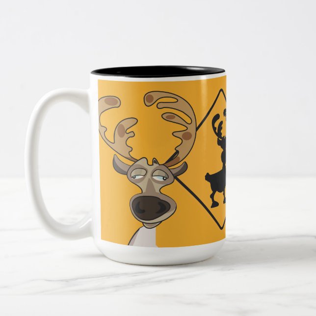 Caneca De Café Em Dois Tons Mug Caribou Warner cabeça (Esquerda)