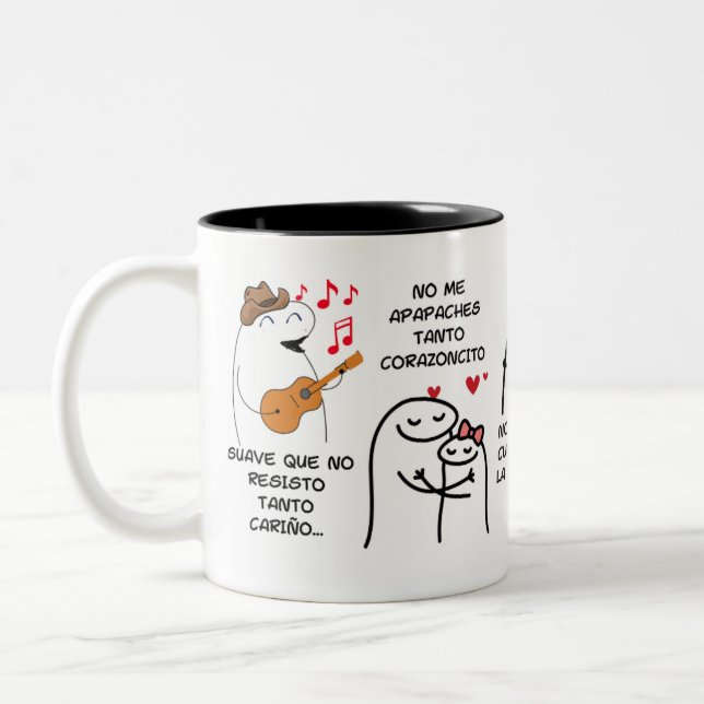 Caneca De Café Em Dois Tons Mug carranguero "C0QUETA" (Esquerda)