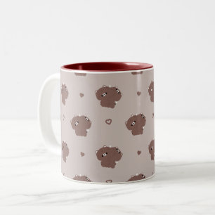 Caneca De Café Em Dois Tons Mug Casal de Gato Birmanês
