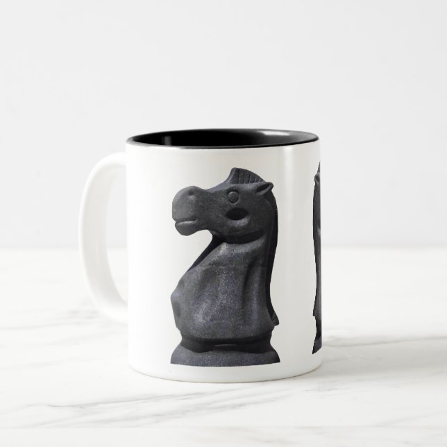 Caneca De Café Em Dois Tons Mug Chess (Frente Esquerda)