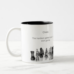 Caneca De Café Em Dois Tons Mug Chess