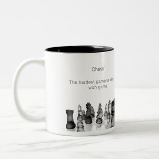 Caneca De Café Em Dois Tons Mug Chess