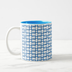 Caneca De Café Em Dois Tons Mug - Com fios em Aqua