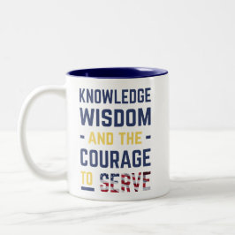 Caneca De Café Em Dois Tons Mug com Motto