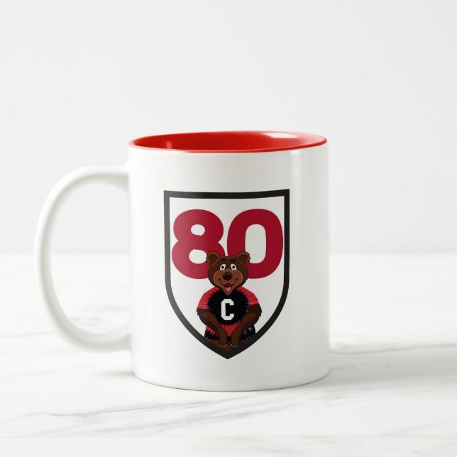 Caneca De Café Em Dois Tons Mug Comemorativo da Reunião Virtual - 11 oz. (Esquerda)
