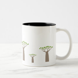 Caneca De Café Em Dois Tons Mug cup (Baobab Trees)