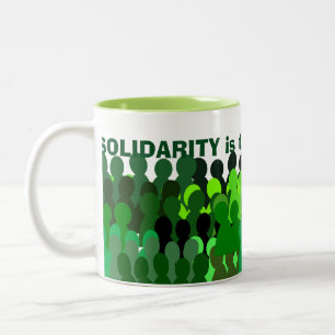 Caneca De Café Em Dois Tons Mug* da solidariedade