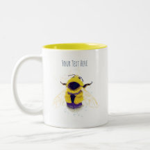 Mug de abelhão personalizado