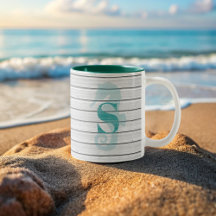 Mug de café costeiro da Seacavalo de praia náutica
