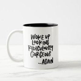 Caneca De Café Em Dois Tons Mug De Café De Dois Toneladas Ridiculamente Gordo