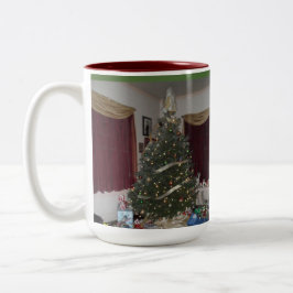CANECA DE CAFÉ EM DOIS TONS MUG DE CAFÉ DE NATAL PERSONALIZADO COM FOTO
