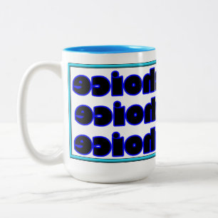 Caneca De Café Em Dois Tons Mug De Café De Seis Por Seis Toneladas