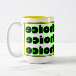 Caneca De Café Em Dois Tons Mug De Café De Seis Por Seis Toneladas